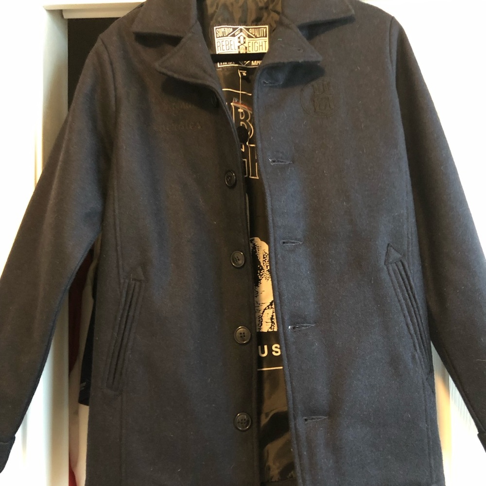 Rebel8 Rudie Jacket Peacoat - Picture 3 of 8